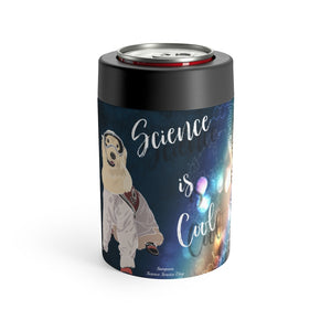 Science Service Dog Multi-Colored Can Holder