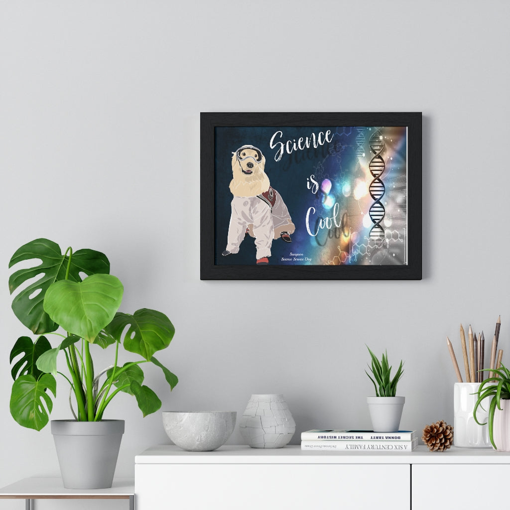 Science is Cool Premium Framed Horizontal Poster