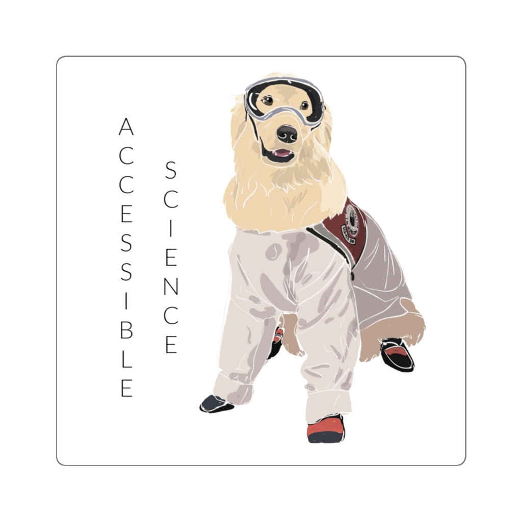 Accessible Science Square Stickers
