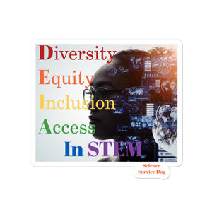 Diversity, Equity, Inclusion, and Access Bubble-free stickers