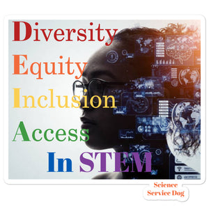 Diversity, Equity, Inclusion, and Access Bubble-free stickers