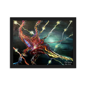 The Neuron; Framed matte paper poster artist KIA (Joey Ramp)