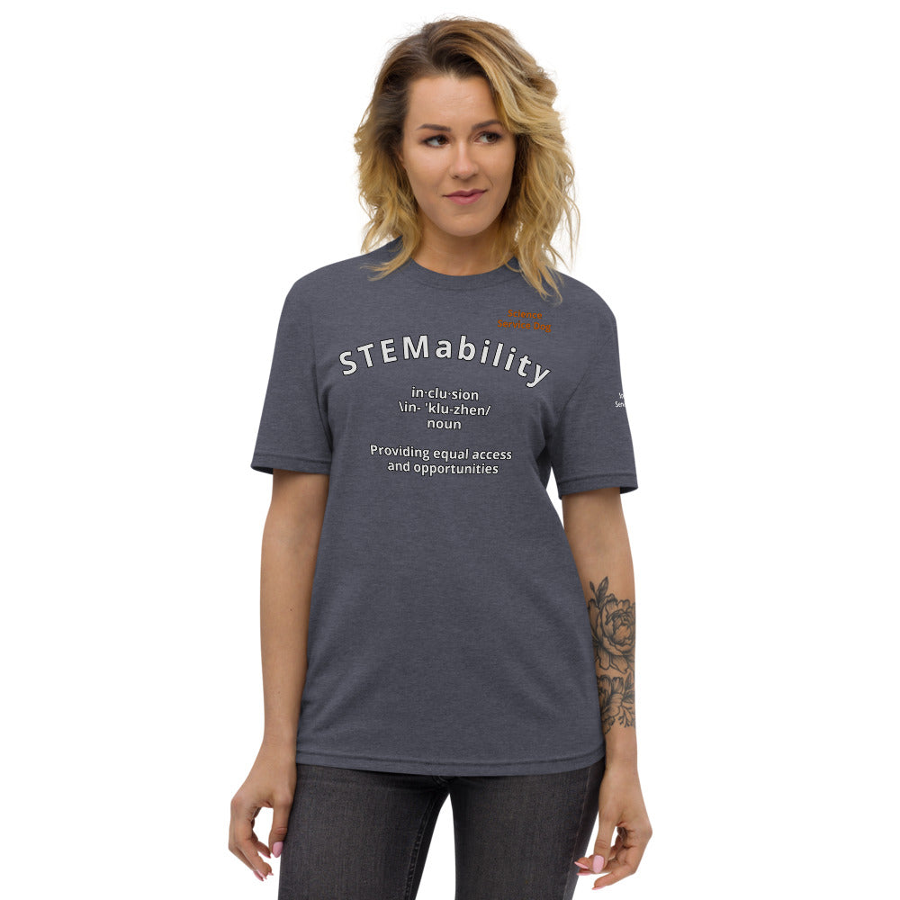 STEMability Unisex recycled t-shirt