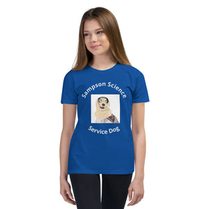 Science dog Youth Short Sleeve T-Shirt