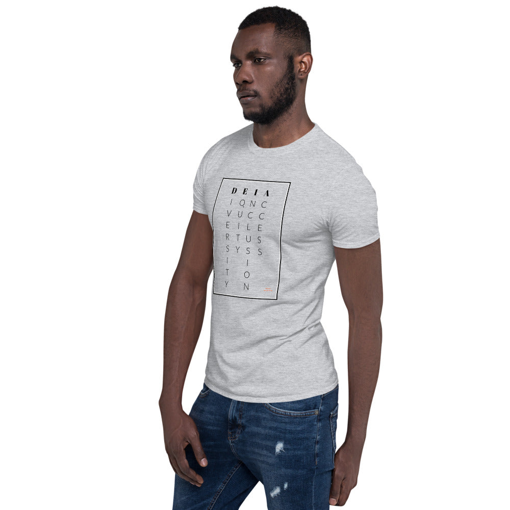 DEIA Science Service Dog Short-Sleeve Unisex T-Shirt