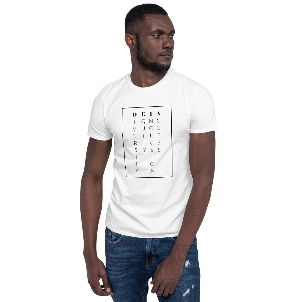DEIA Science Service Dog Short-Sleeve Unisex T-Shirt