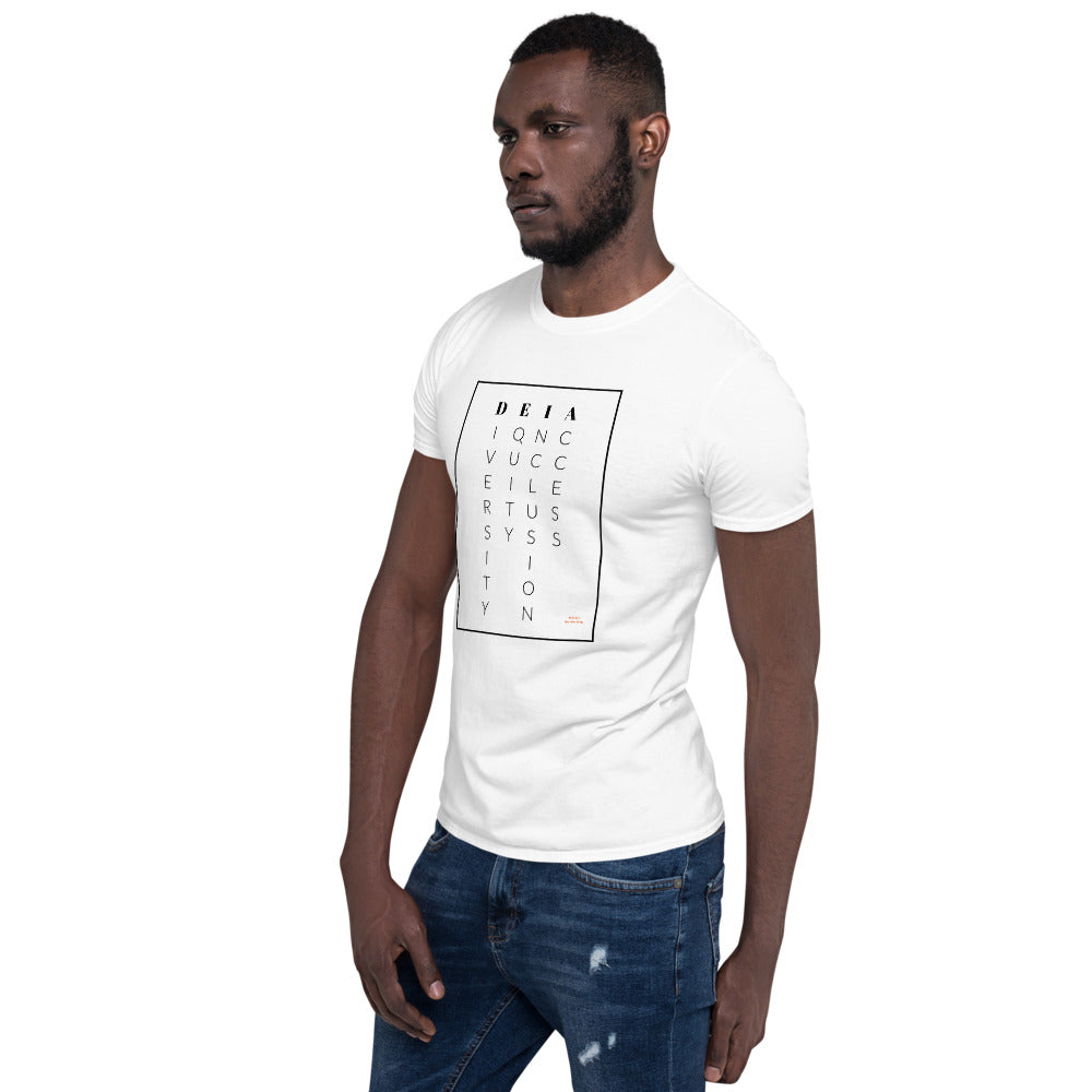 DEIA Science Service Dog Short-Sleeve Unisex T-Shirt
