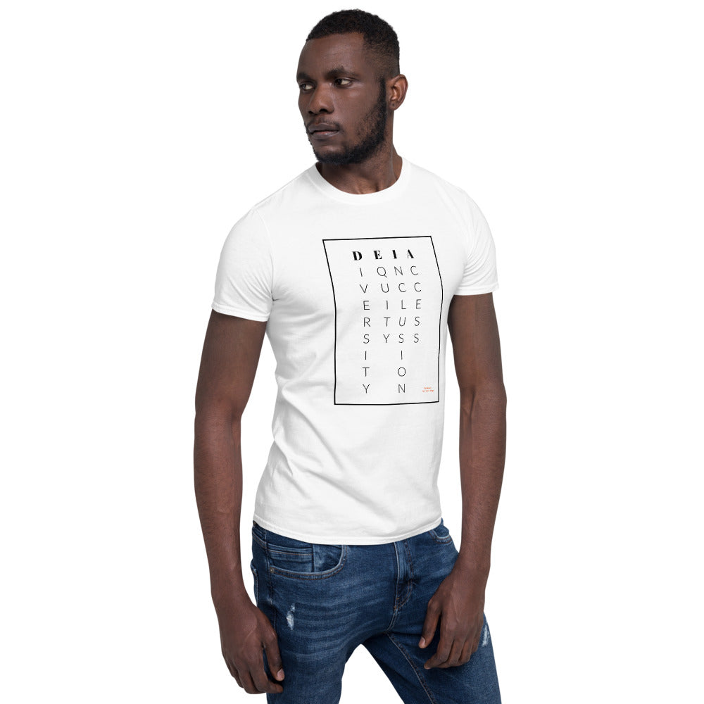 DEIA Science Service Dog Short-Sleeve Unisex T-Shirt